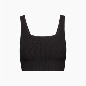 Aritzia Sculpt Knit Tank in Black